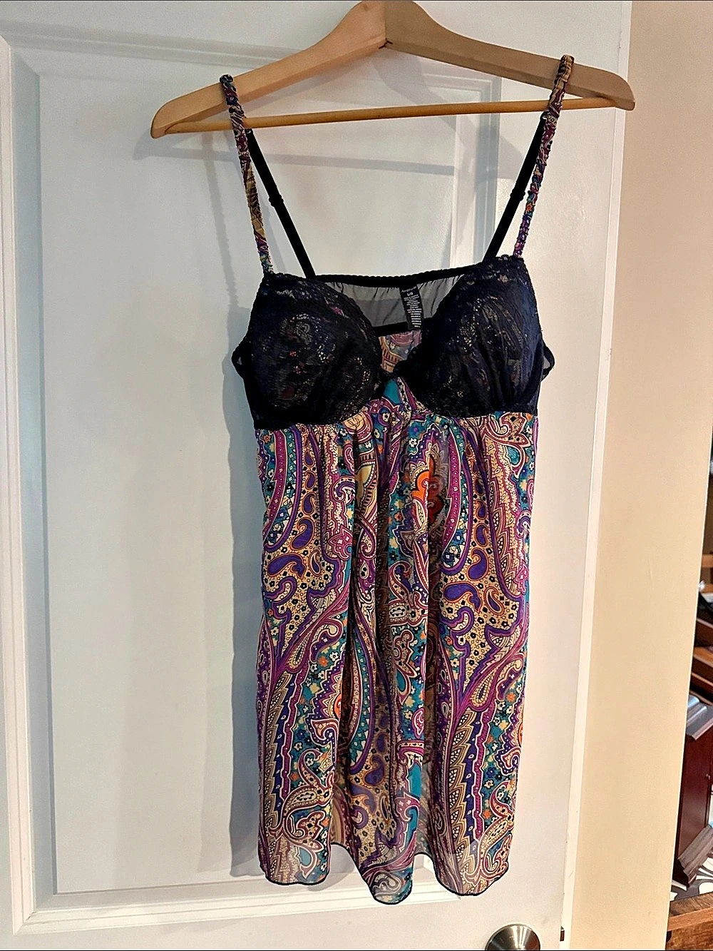 Ambrielle Paisley Lace Lingerie/Nightie Size Large
